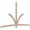 Ekena Millwork Davenport Smooth Timber Gable Bracket, Douglas Fir, 108"W x 63"H x 1 1/2"D x 3 1/2"F, 14/12 Pitch GBW108X63X0204DAV00SDF - alternate 3